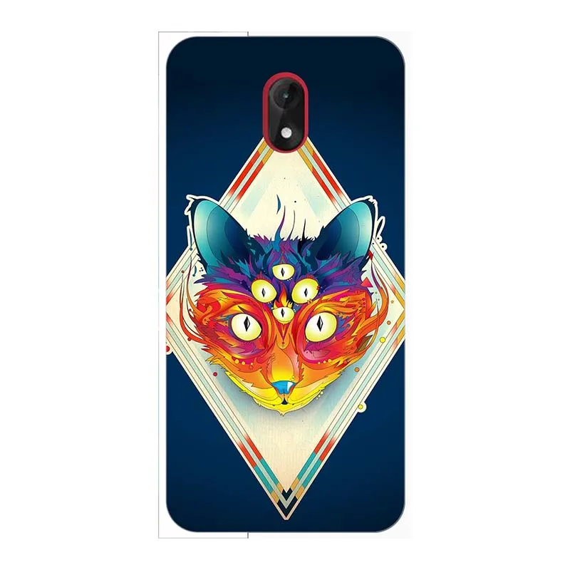 A309 Case For Lenny5 Original Cartoon Print Phone Case For Wiko Lenny 5 Case Soft Matte TPU Silicone Back Cover For Wiko Lenny 5 5.7" - Цвет: A309