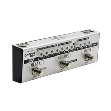 Valeton Dapper мини мультиэффект педаль с перегруз искажение тюнер хор задержка с Tap темп для электрогитары MES-1