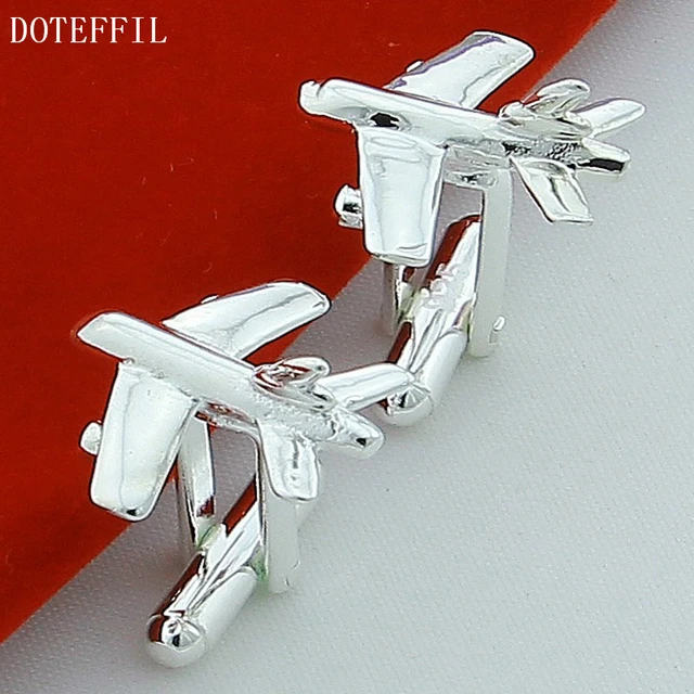 Buy Men Gift Airplane Cufflinks Novelty Aircraft