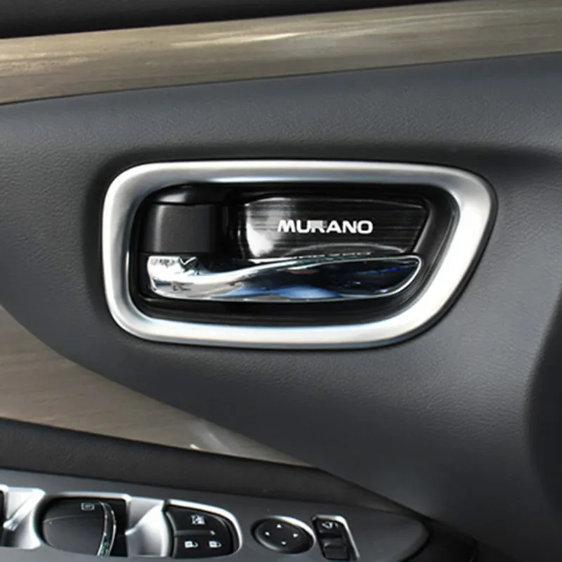 Подходит для NISSAN MURANO аксессуары для автомобиля внутренние дверные ручки накладка наклейка интерьерное литье