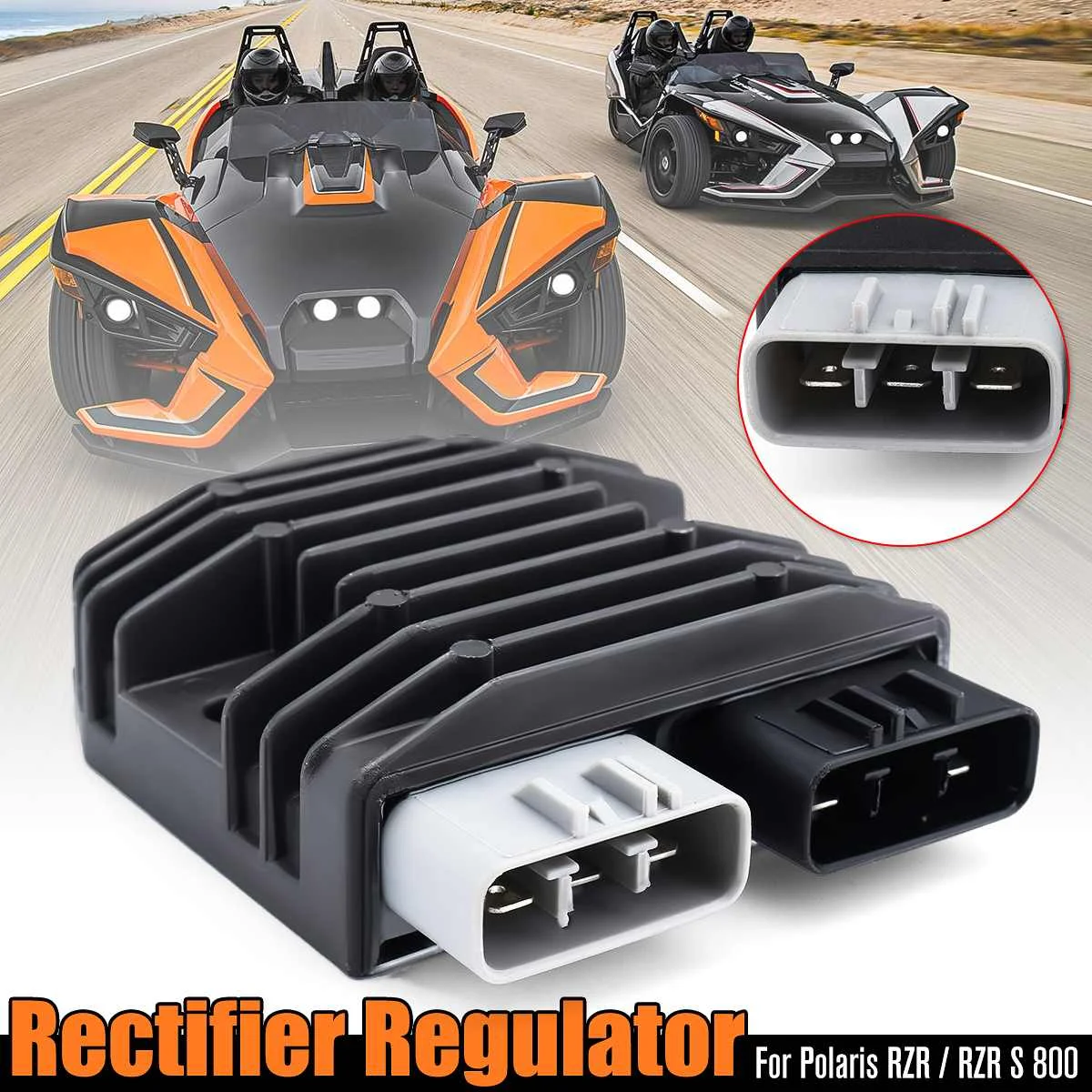 

Motorcycle Parts Voltage Regulator Rectifier For 760cc For Polaris 2011 2012 2013 2014 RZR/RZR S 800 UTV ATV Motorcycle Ignition