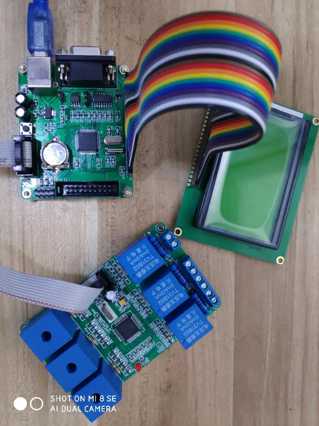 

ATT7022 AC Voltage and Current Acquisition Board STM32 MCU LCD Display ISP Download