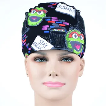 

Unisex Surgical Caps Patholigist Surgical Scrub Hats Medical Nursing Work Cap Hat 100% Cotton Surgeon Euro Ground Caps