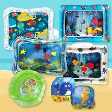 7 шт. Надувное детское водяное сиденье забавная подвижная игра центр для сенсорной стимуляции моторики детские водные подушки дропшиппинг/с