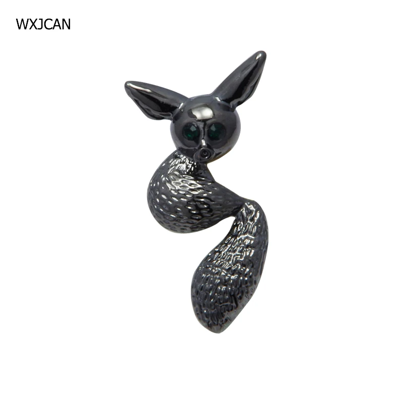 

WXJCAN vintage brooches fashion Shy little squirrel brooch pins Alloy gun black jewelry gifts Size 40mm*20mm