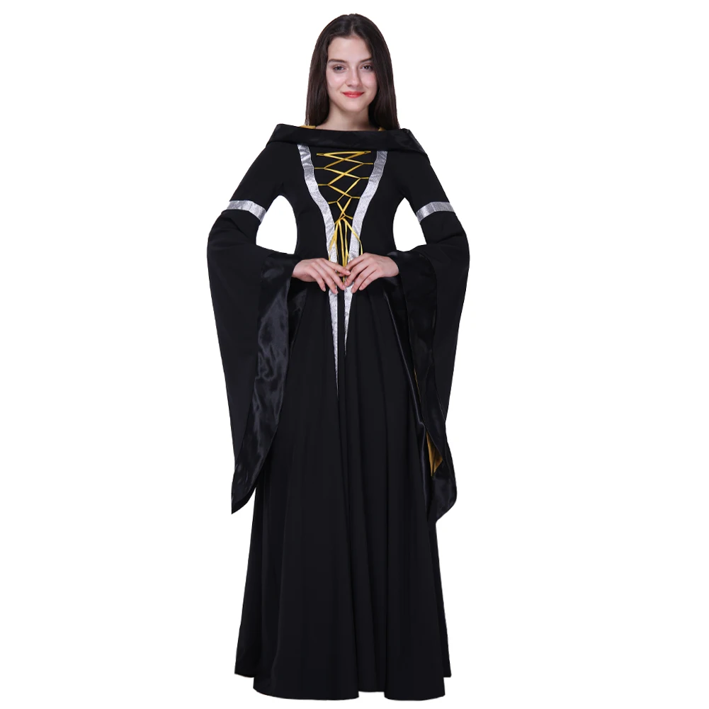 Retro Women Halloween Costumes Hoodie Witch Costume Women Clothes Women