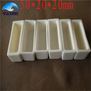 

50x20x20mm 99.5% alumina crucible ceramic refractorye crucible