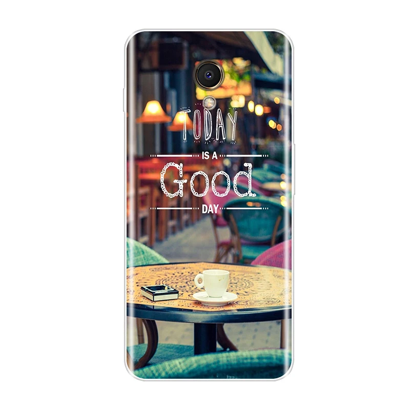 Phone Case For Meizu M6 M6S M5C M5 M5S M3S M3 M2 Soft Silicone TPU Cute Cat Painted Back Cover For Meizu M6 M5 M3 M2 Note Case meizu phone case with stones lock