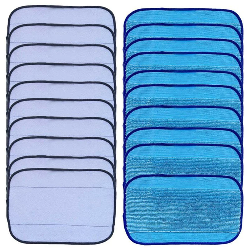 

20Pcs Mopping cloth Microfiber For iRobot Braava 380t 320 Mint 4200 5200 Robot Replacement Pad Parts Useful Durable