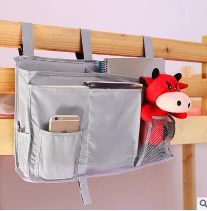 

50x30cm 600D Oxford Cloth Bedside Bag Bedroom StorageBag Sundries Arranged Sofa bed Bed Hanging Organizer bag