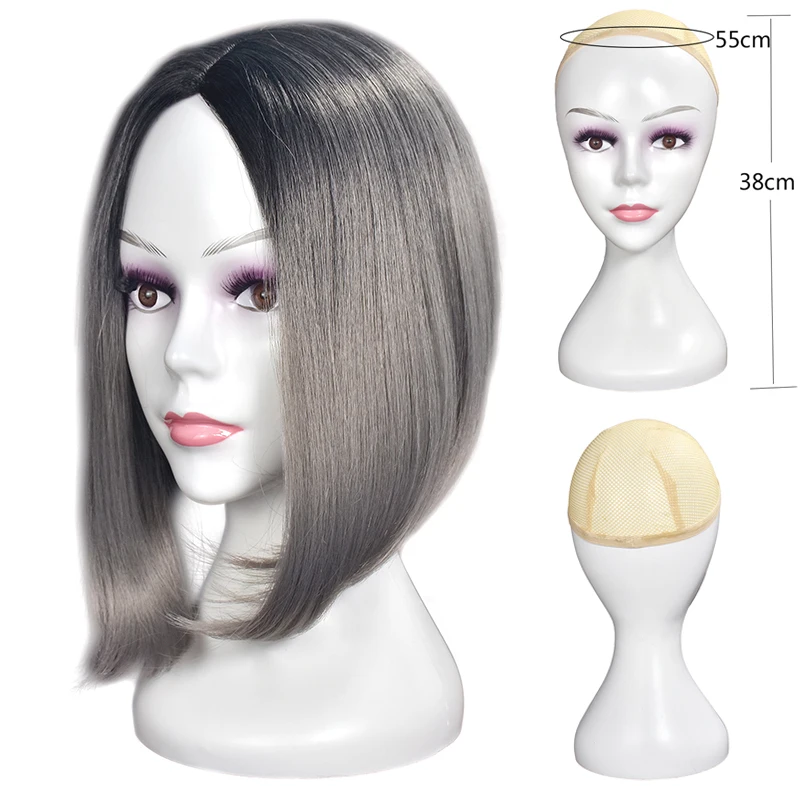 

3D Simulator Eyes Female Mannequin Manikin Head Model Wig Cap Jewelry Hat Display Holder Stand Wig Stand Training Head