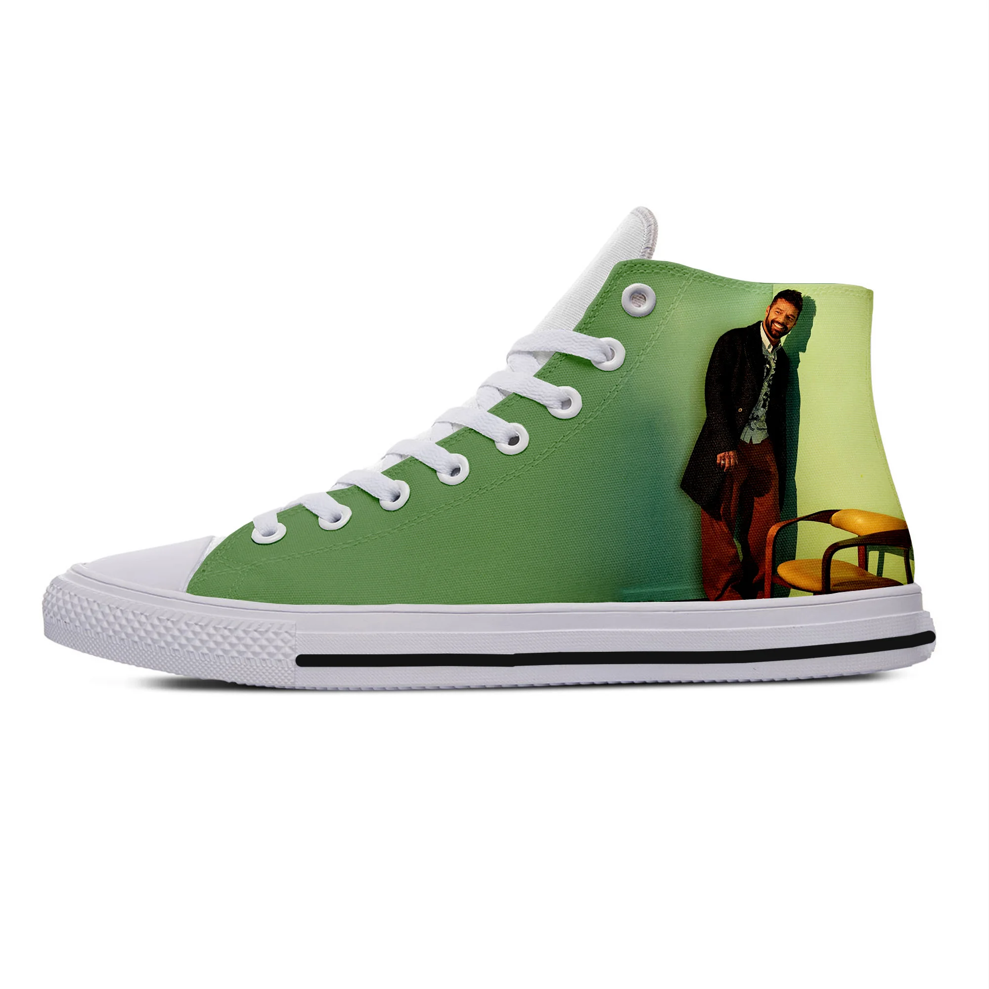 

2019 hot fashion 3D Ricky Martin High Sneakers for men/women high quality 3D printing handiness casual shoes