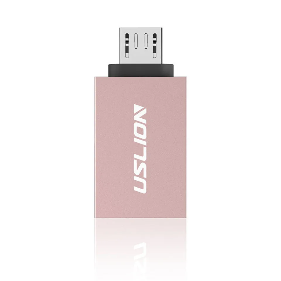 USLION OTG Micro USB адаптер OTG Micro USB к USB 3,0 конвертер кабель для передачи данных для телефона Android Мини адаптер для samsung Xiaomi