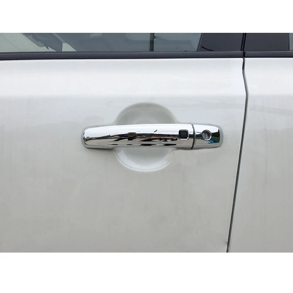 Для Suzuki Vitara детектор кузова автомобиля внутренние палочки рамка лампа отделка ABS хромированная дверная ручка формовочная часть 8 шт