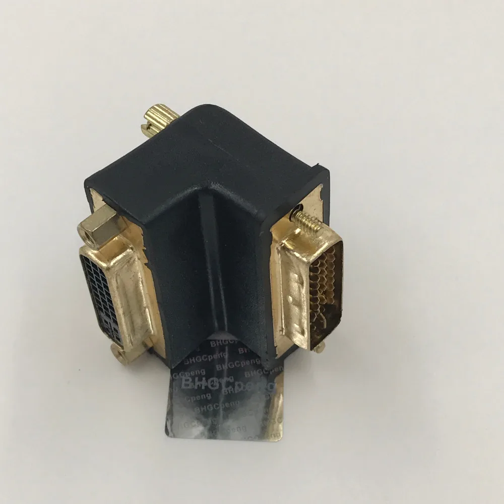 

DVI to DVI adapter Male to Female Converter Gold Plated DVI 24+5 Joiner 90 Degree Extension For HDTV Projector Monitor LCD
