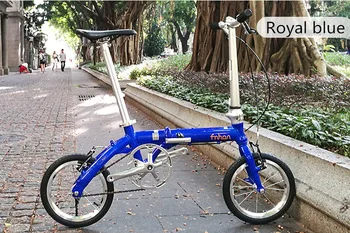 MEROCA 14 inch folding bike Ultra-Light High quality bicycle external three shift / single speed bike
