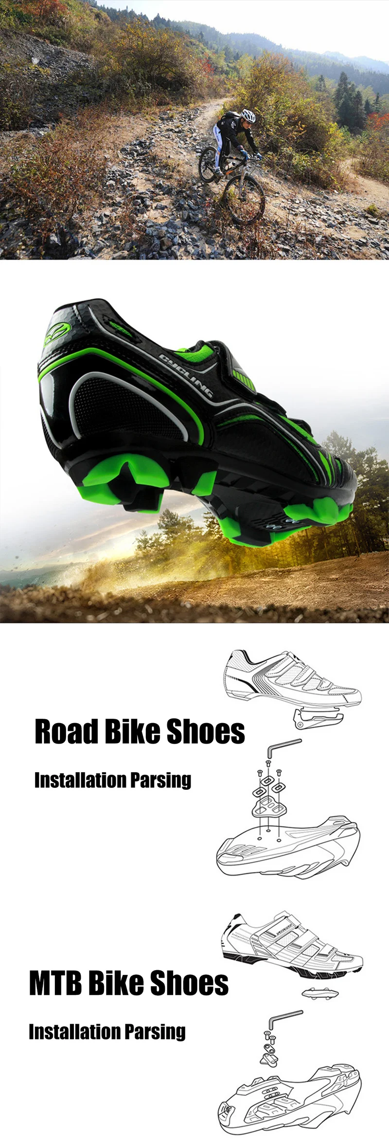 Tiebao men mountain bike cycling sapatilha ciclismo mtb spd pedals shoes Breathable Self-locking bicycle riding ciclismo shoes