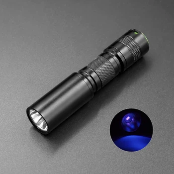 

High quality AOT LED UV Flashlight C3 Purple Violet Light UV torch 395nm 2chips Lamp