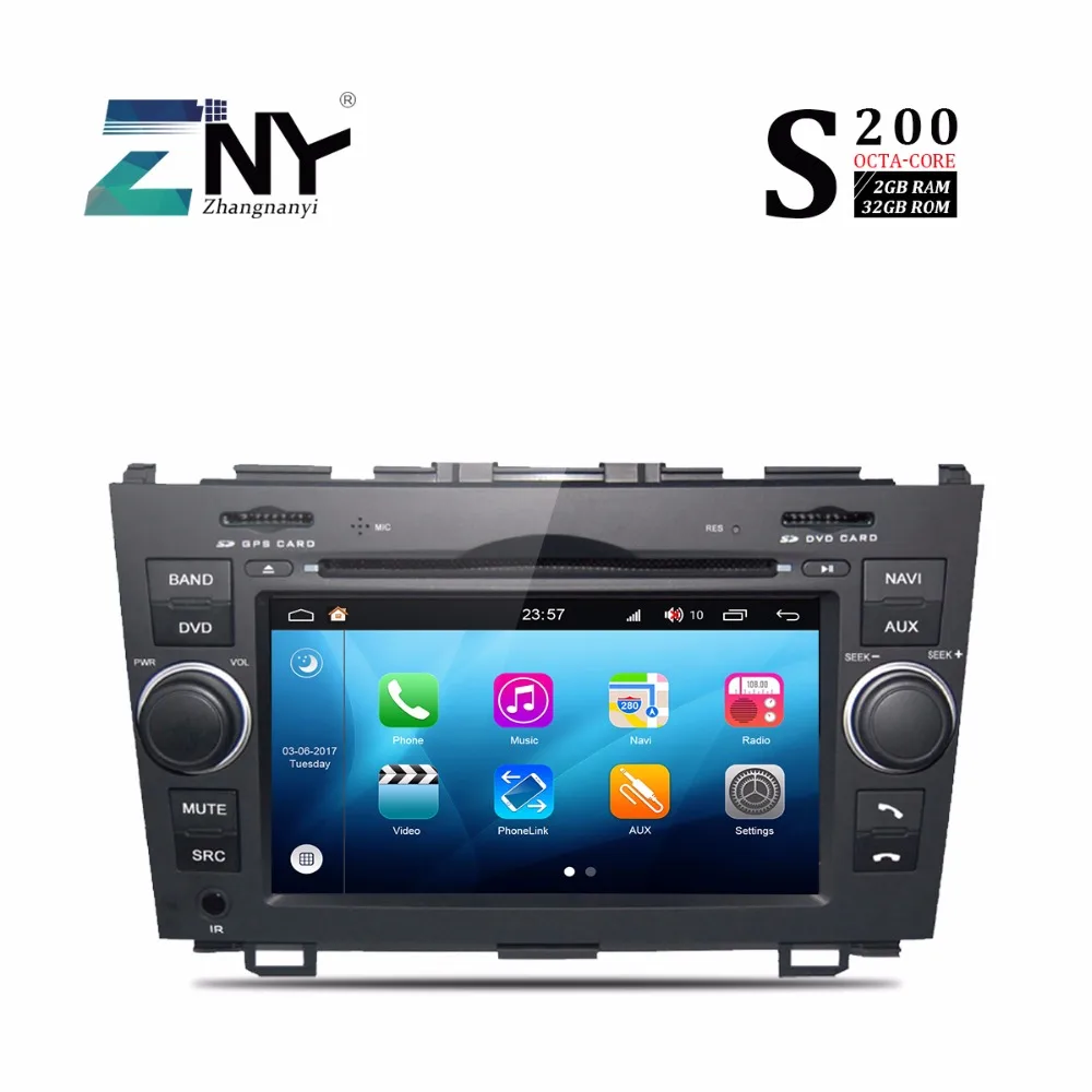 

S200 Android 8.0 Car DVD For Honda CRV 2006-2011 Auto Stereo Radio GPS Navigation multimedia system CarPlay