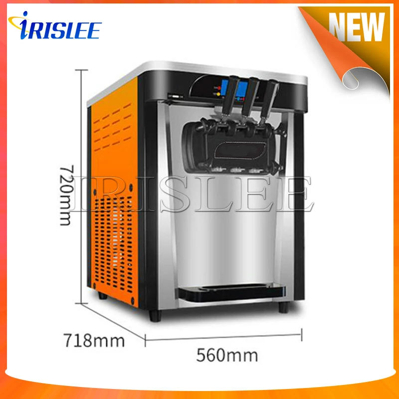 Countertop High Quality Soft Serve Ice Cream Machine With Large