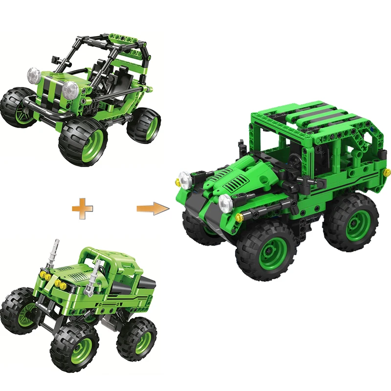 Desert Buggy Pull Back 201pcs Legoings Technic MOC Vehicle Creator City Building Blocks Bricks DIY Model Toys for children boy