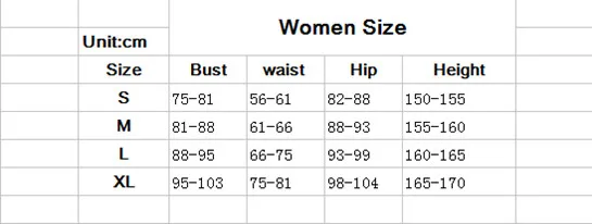 WOMEN SIZE_