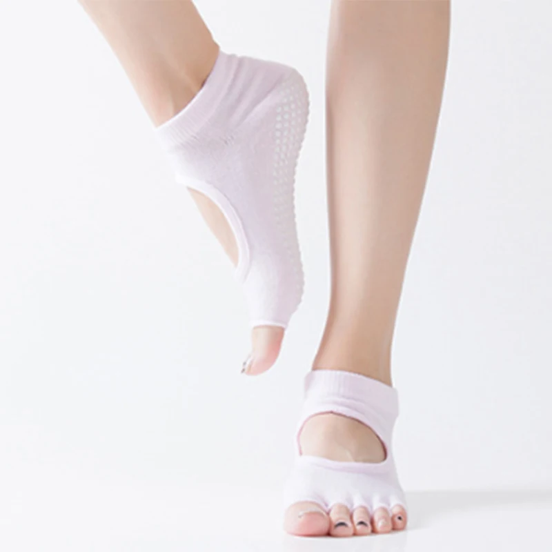 New Women Girls Soft Yoga Non-Slip Sock Ankle Gripper Sport Ballet Pilates Socks