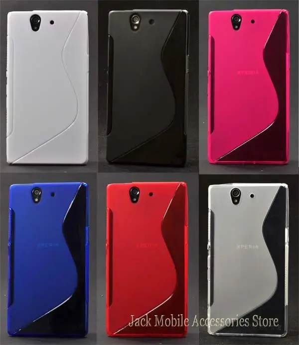 Новый высококачественный нескользящий гелевый Чехол S Line для Sony Xperia Z L36h C6602 C6603 |