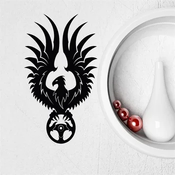 

Wall Decal Phoenix Car Service Garage Steering Wheel Vinyl Stickers
