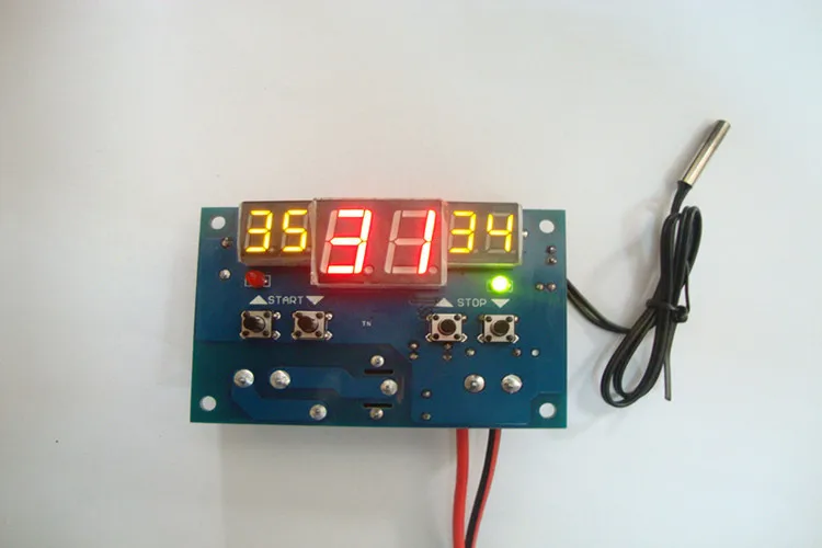 Tanie 12V 10A inteligentny cyfrowy termostat regulatora temperatury