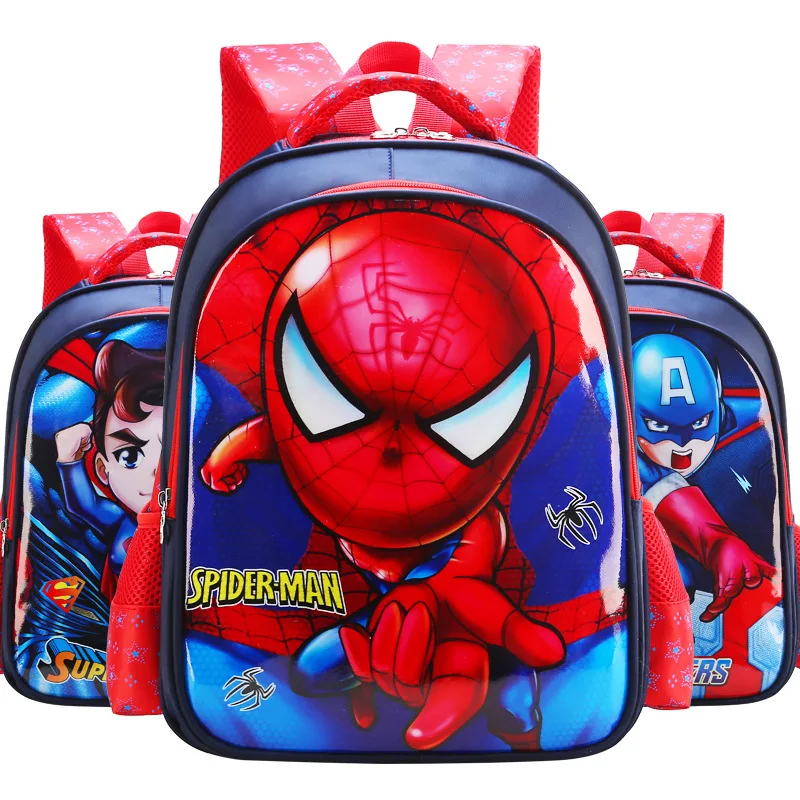

2019 New Arrival Marvel Comics Avengers Spiderman Superman Backpack Printing Backpack School Bags Childern Bags Bookbag