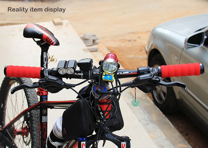 9 BESTGIA 105g Bicycle Lockable Handle Grip MTB 2 Colors Sponge Rubber Non-slip Anti-skid Aluminum Lock Ring Bike Handlebar Grips