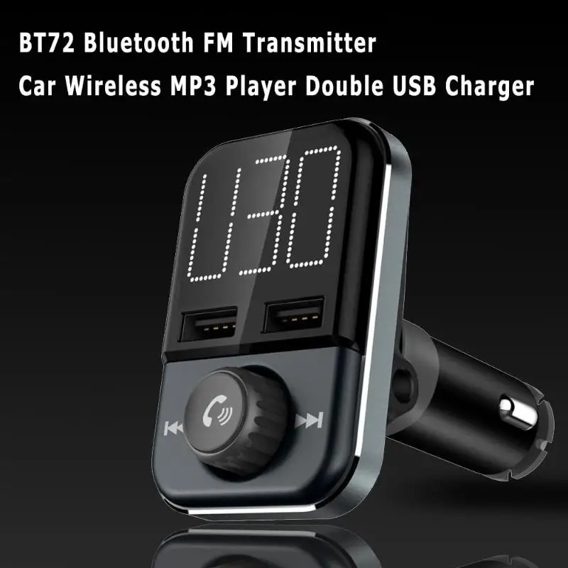 Автомобильный Беспроводной Bluetooth FM передатчик MP3 плеер стерео радио Dual USB Зарядное устройство адаптеры для сим-карт громкой связи Поддержка AUX TF карты