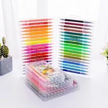 Двойные головки акварельные кисти маркеры манги набор для школы рисования цветные маркеры для эскиза художественного дизайна suppies подарок для ребенка