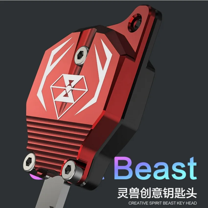 

Spirit Beast motorcycle key cover Colorful al key head cool styling for honda/cb190