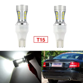 

Ownsun 2Pcs Error Free LED Reversing T15 Back-Up Reverse Light Bulbs Fit For Audi A6 2006-08