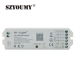 SZYOUMY YL5 5 в 1 светодиодный контроллер Wi-Fi для RGB/RGBW RGB CCT одноцветный светодиодный полосы света Amazon Alexa Голосовое управление с помощью
