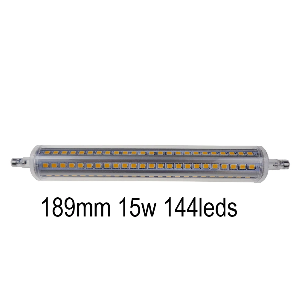 R7S LED Bulbs 10W 15W 3014 SMD Floodlight Halogen Bar Lamp 360 ° 78mm 118mm tw