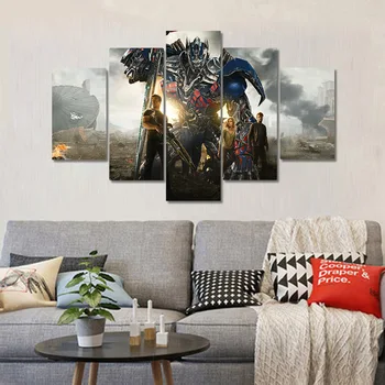 

Transformer Robot Home Decoration Optimus Prime Canvas Posters And Prints Wall Art Canvas Painting Posters