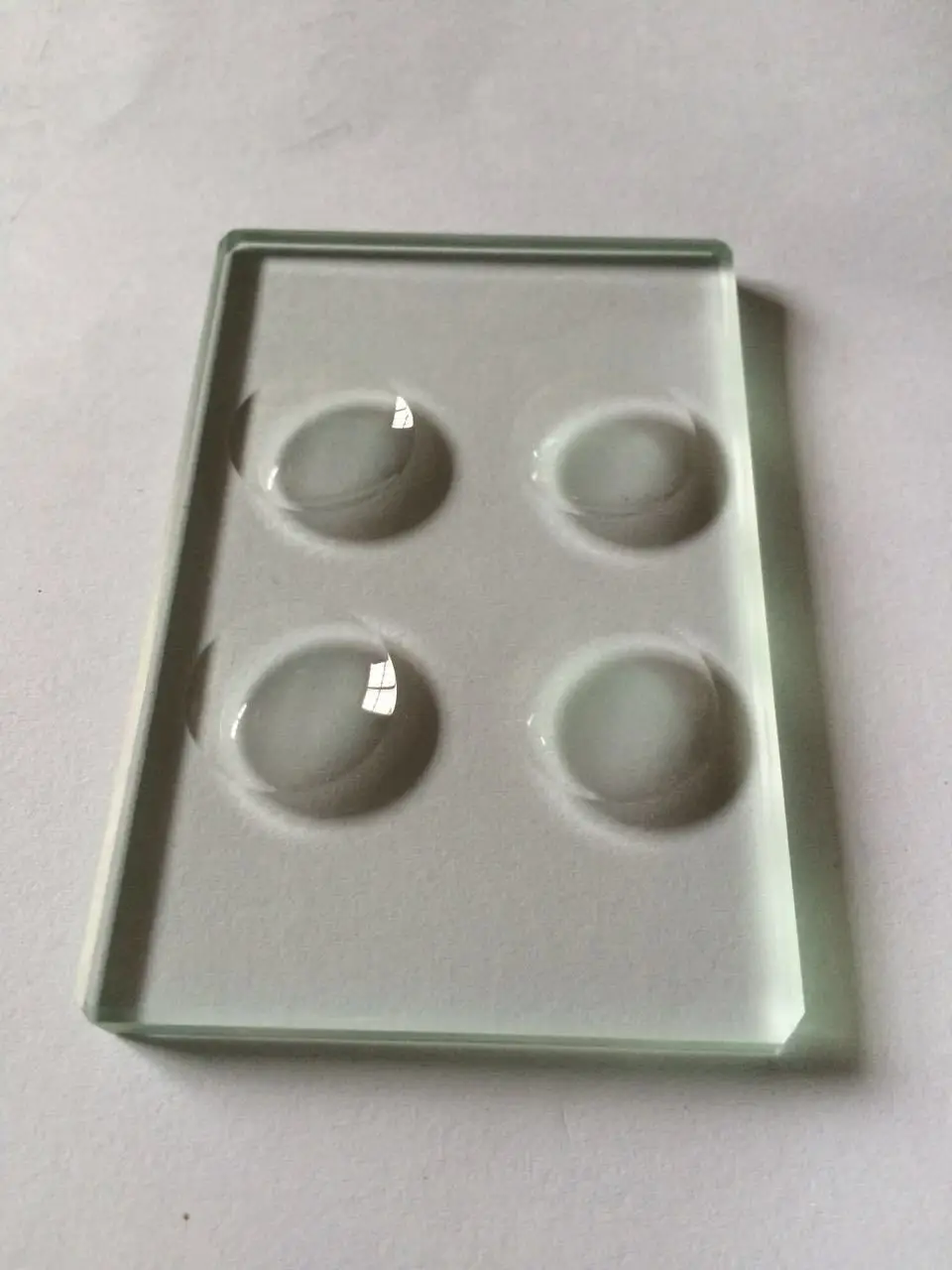 

Microscope Slides 5mm Thickness 4 Concave cavity 4 Well 5 x 50 x 75mm