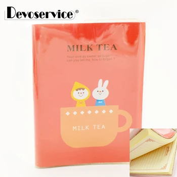

Hardcover Mini Notebook Plastic Cover Red Notebooks Traveler Pad Kawaii Fresh Note Book Notepad Daily Memo Planner Stationery