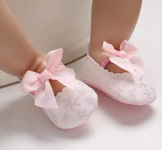 

Baby princess Girls Shoes Kids Footwear Casual Crib Babe First Walkers Walker Infant Toddler Prewalkers Soft Sole Shoes C-12