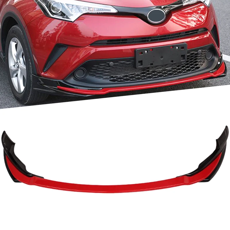 

1PCS ABS Chrome Front Bumper Trim Cover Molding For Toyota C-HR CHR C HR 2016 2017 2018 Car Accessories Styling