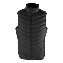 Для мужчин с питанием от USB тепловой жилет хлопок умный с подогревом куртка без рукавов Зимний спорт на открытом воздухе теплый жилет 4XL