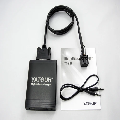 Yatour для Ford Focus MK1 6000cd Aux 6000CD RDS Эон 5000RDS Автомобильный MP3-плеер USB адаптер Bluetooth интерфейс cd-чейнджер Yt-m06 584 - Цвет: Car MP3 Playe