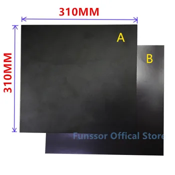 

Funssor 310X310MM Magnetic Print Bed Tape Flex Build Tape Kit For DIY Creality CR-10 3D Printer
