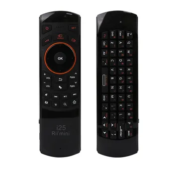 Rii i25 2.4G Mini Wireless Keyboard Arabic Version Fly Air Mouse Ergonomic Remote Controller for Tablet PC Android Smart TV Box original rii mini i7 2 4g wireless fly air mouse remote control motion sensing built in 6 axis for android tv box smart pc