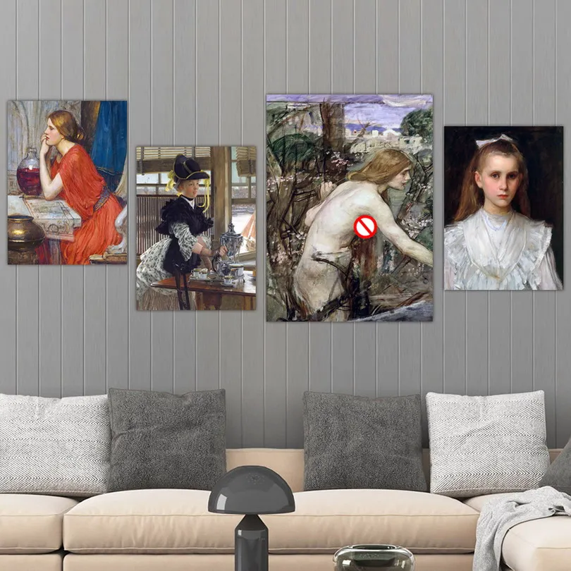 Украшение дома картины напечатанные на холсте настенные картины плакат печать на холсте картины Британский Вильям уотердом 2
