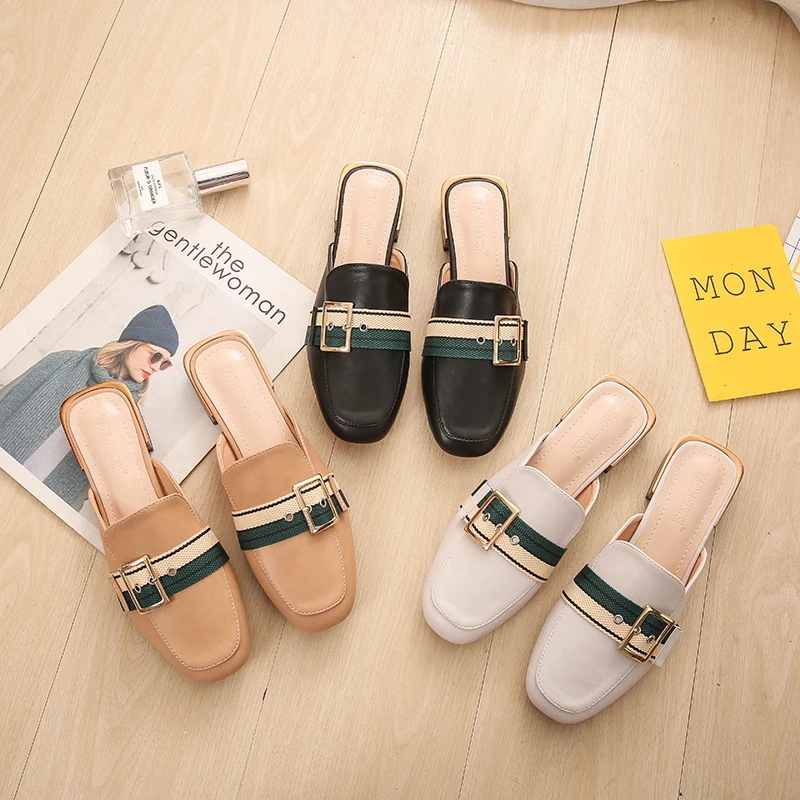 Crelumen/ г.; летние модные женские тапочки с металлическими пуговицами; тонкие туфли на среднем каблуке; повседневные сандалии с квадратным носком