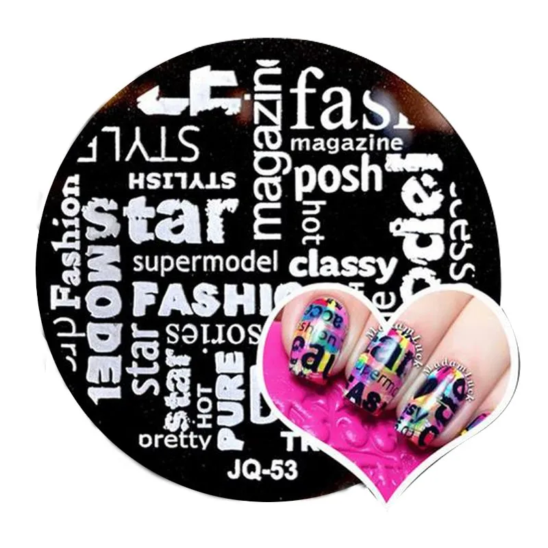 Metal-Nail-Art-Image-Stamp-Stamping-Plates-Manicure-Template-Seal-Stencil-Fashion-Words-Good-Start (2)